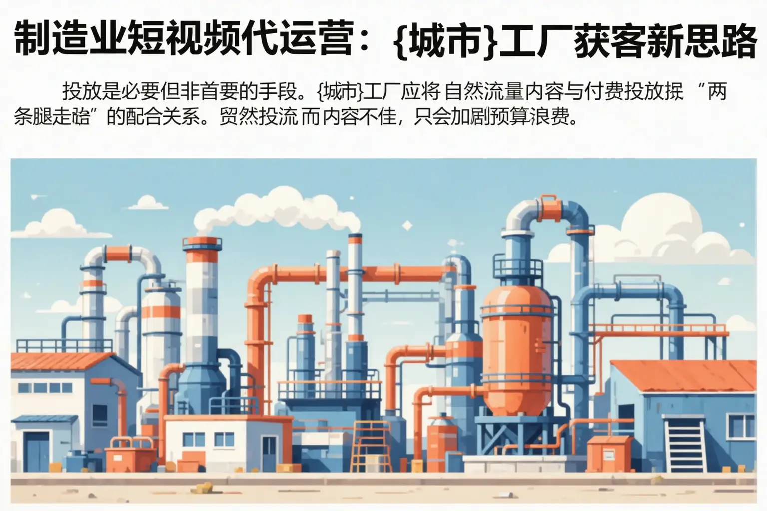 制造业短视频代运营：文山市工厂获客新思路